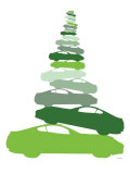 Green Pile-up Poster by Avalisa 