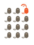 Red Dudes Poster par Avalisa 