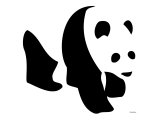 White Panda Posters by Avalisa 