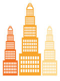 Orange Skyscrapers2 Posters par Avalisa 