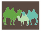 Green Camel Posters by Avalisa 