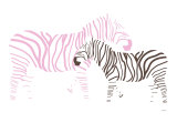 Pink Zebra Posters par Avalisa 