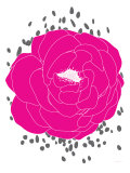 Fushia Peony Posters par Avalisa 