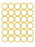 Yellow Circles Posters par Avalisa 