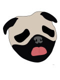 Pug Prints by Avalisa 