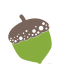 Green Acorn Prints by Avalisa 