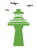 Green Traffic Controller Posters par Avalisa 