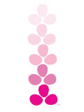 Pink Footprints Poster von Avalisa 
