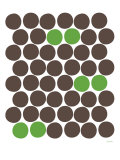Green Dots Posters par Avalisa 