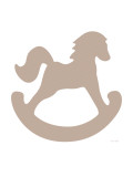 Brown Rocking Horse Prints by Avalisa 