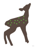 Green Fawn Posters by Avalisa 
