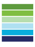 Cool Stripes Affiche par Avalisa 