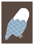 Blue Owl Kunstdruck von Avalisa 