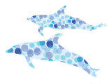 Blue Dolphins Affiche par Avalisa 