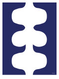 Navy Design Negative, no. 115 Posters by Avalisa 