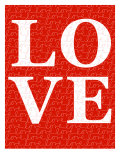 Red Love Posters by Avalisa 