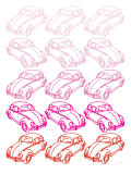 Pink Bug Prints by Avalisa 