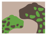 Green Jaguars Poster by Avalisa 