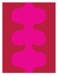 Red and Pink Design, no. 115 Poster by Avalisa 