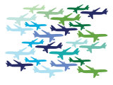 Airplane Pattern Posters par Avalisa 