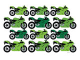 Green Ducati Affiche par Avalisa 