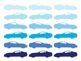 Blue Sportscar Posters by Avalisa 