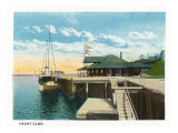 Camden, Maine, View of the Yacht Club Print