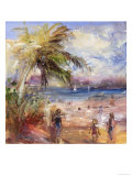 Playing with Sisters Giclee Print by Mary Dulon
