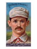Brooklyn, NY, Brooklyn Dodgers, Bob Caruthers, Baseball Card Affiche
