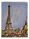 Eiffel Tower Giclee Print by Susan Gillette
