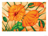 Poppies IV Giclee Print by Val Andre