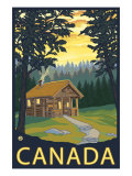 Canada, Cabin Scene Posters