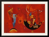 Mit und Gegen, ca.1929 Affiches van Wassily Kandinsky Mit und Gegen, ca.1929 Affiches van Wassily Kandinsky