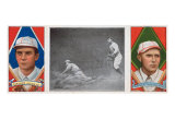 Boston, MA, Boston Red Sox, Tris Speaker, Clyde Engle, Baseball Card Affiche