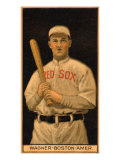 Boston, MA, Boston Red Sox, Chas. Wagner, Baseball Card, no.3 Poster
