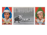 Boston, MA, Boston Red Sox, Tris Speaker, Clyde Engle, Baseball Card Posters