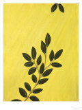 Leaves on Green Giclee Print by Hampton Hall
