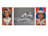 Boston, MA, Boston Red Sox, Joseph Wood, Tris Speaker, Baseball Card Affiche