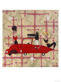 Dragster Reproduction procédé giclée par Susan Gillette