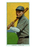 Cleveland, OH, Cleveland Naps, George Stovall, Baseball Card Print