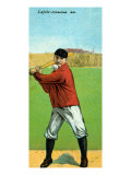 Cleveland, OH, Cleveland Naps, Napoleon Lajoie, Baseball Card Poster