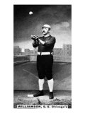 Chicago, IL, Chicago White Stockings, Ned Williamson, Baseball Card Print