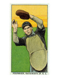 Sacramento, CA, Sacramento Pacific Coast League, Fournier, Baseball Card Poster