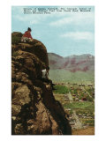 Golden, CO, View of Town, CO School of Mines and Midland Trail from Castle Rock Mt. Posters
