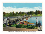 Newport News, Virginia, Unloading Watermelons on Pier A Prints