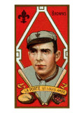 St. Louis, MO, St. Louis Browns, Frank LaPorte, Baseball Card Poster