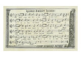John Howard Payne Brand Cigar Box Label, Home Sweet Home Sheetmusic Prints