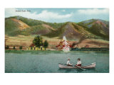 Palmer Lake, Colorado, View of a Couple in a Rowboat on the Lake Posters