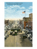 Great Falls, Montana, Eastern Aerial View of Central Avenue Photo