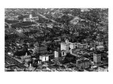 Salt Lake City, Utah, Aerial View of Portion of the City Looking North Poster